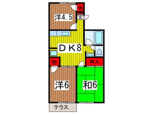 サンシティパールハイツの物件間取画像